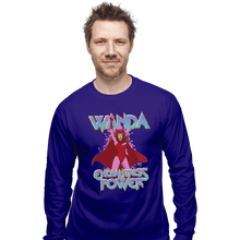 Load image into Gallery viewer, Shirts Long Sleeve Shirts, Unisex / Small / Violet Scarlet Witch Wanda

