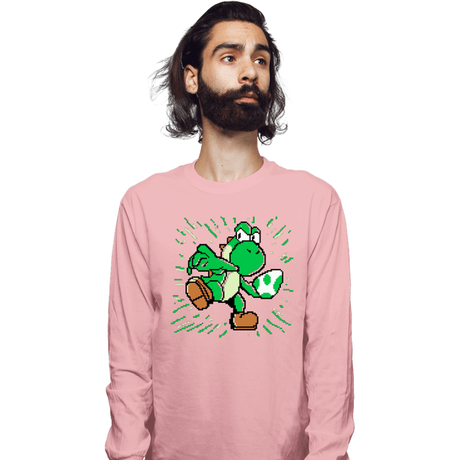Secret_Shirts Long Sleeve Shirts, Unisex / Small / Pink Yoshi's Revenge