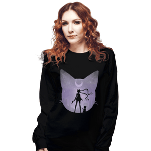 Shirts Long Sleeve Shirts, Unisex / Small / Black Pretty Guardian