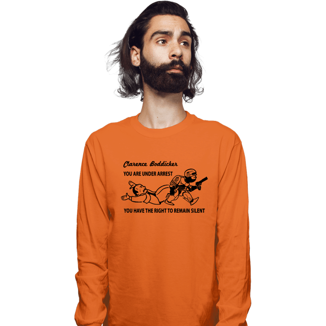 Daily_Deal_Shirts Long Sleeve Shirts, Unisex / Small / Orange Go Directly To Jail, Creep
