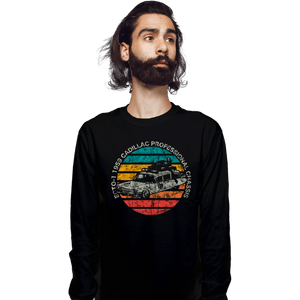 Shirts Long Sleeve Shirts, Unisex / Small / Black Retro Ecto-1 Sun