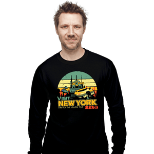 Daily_Deal_Shirts Long Sleeve Shirts, Unisex / Small / Black Visit New York