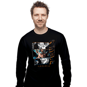 Daily_Deal_Shirts Long Sleeve Shirts, Unisex / Small / Black Fusion Vegito