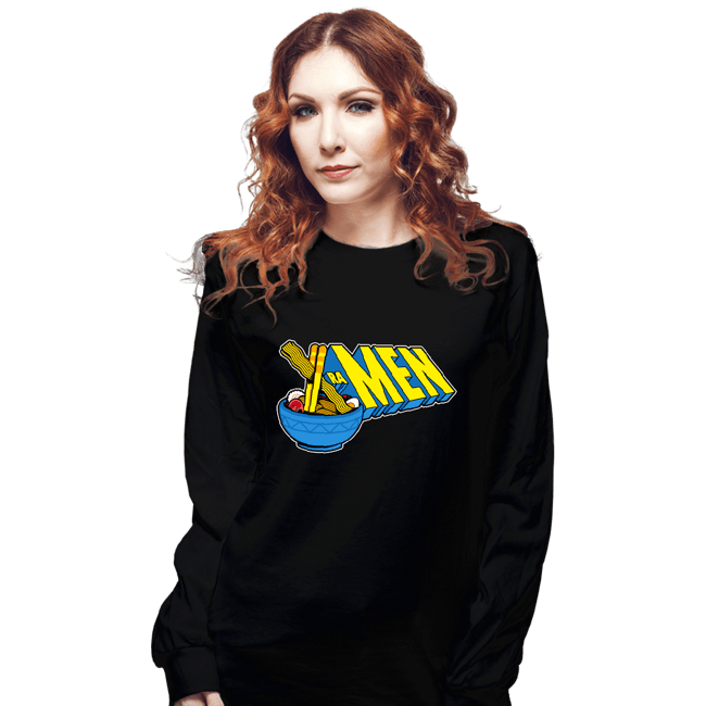 Daily_Deal_Shirts Long Sleeve Shirts, Unisex / Small / Black X Ra-Men
