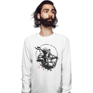 Shirts Long Sleeve Shirts, Unisex / Small / White The Legendary Hero