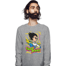 Load image into Gallery viewer, Shirts Long Sleeve Shirts, Unisex / Small / Sports Grey Fresh Prince Of All Saiyans
