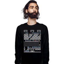 Load image into Gallery viewer, Shirts Long Sleeve Shirts, Unisex / Small / Black Lemmings Christmas
