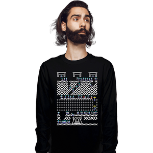 Shirts Long Sleeve Shirts, Unisex / Small / Black Lemmings Christmas