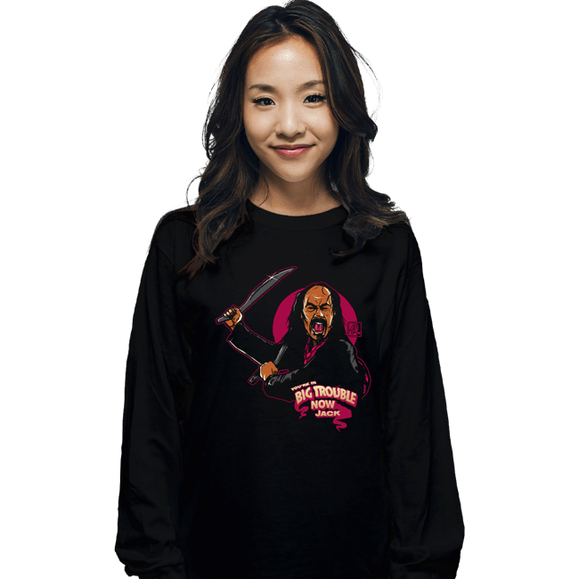 Shirts Long Sleeve Shirts, Unisex / Small / Black Henchman Trouble