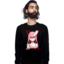 Load image into Gallery viewer, Shirts Long Sleeve Shirts, Unisex / Small / Black Franxx
