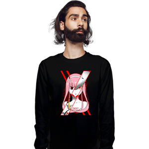 Shirts Long Sleeve Shirts, Unisex / Small / Black Franxx