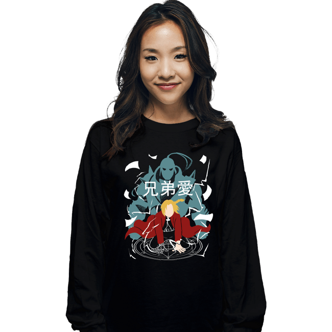 Shirts Long Sleeve Shirts, Unisex / Small / Black Brotherhood