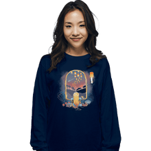 Load image into Gallery viewer, Shirts Long Sleeve Shirts, Unisex / Small / Navy Rapunzel
