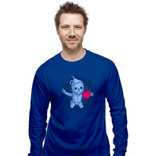 Load image into Gallery viewer, Shirts Long Sleeve Shirts, Unisex / Small / Royal Blue Neverheart
