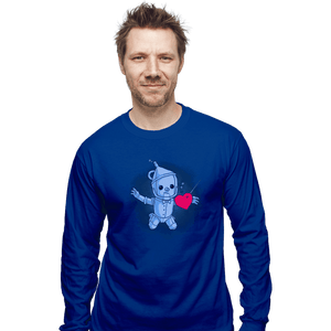 Shirts Long Sleeve Shirts, Unisex / Small / Royal Blue Neverheart