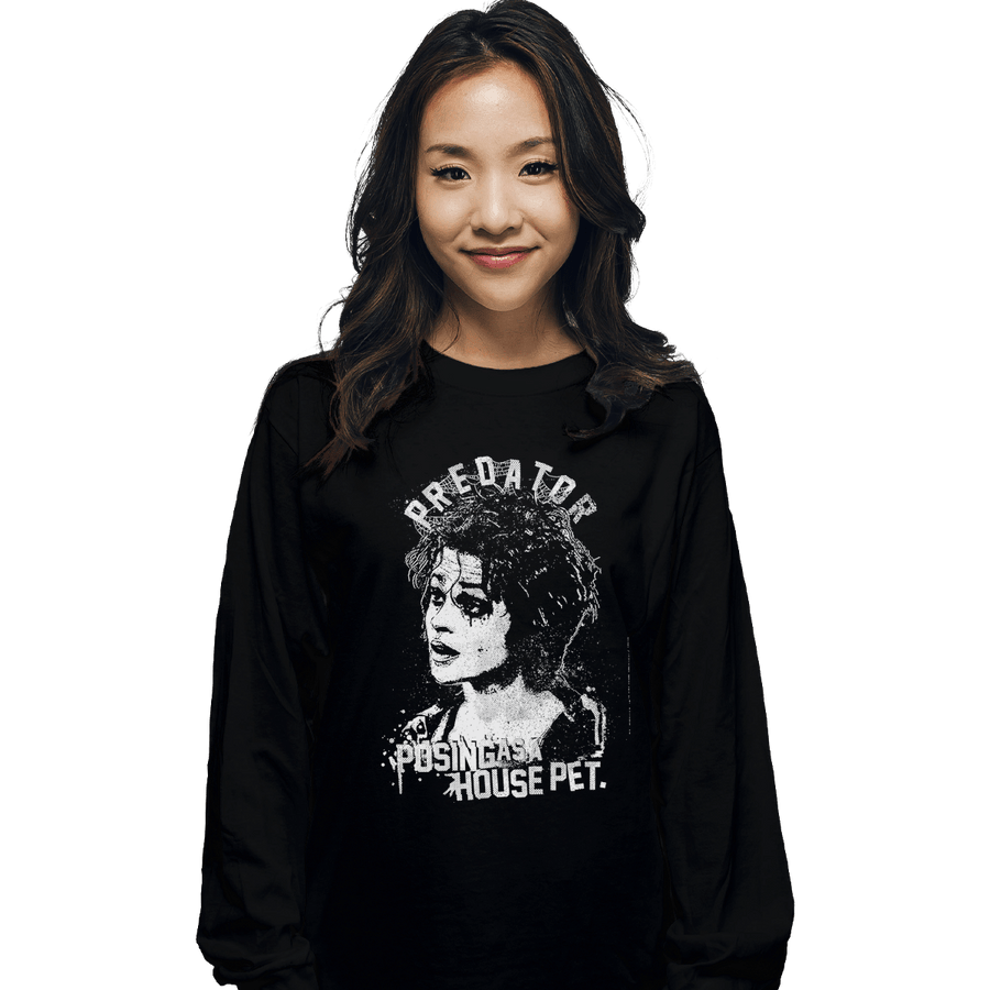 Shirts Long Sleeve Shirts, Unisex / Small / Black Predator