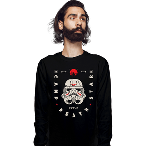 Daily_Deal_Shirts Long Sleeve Shirts, Unisex / Small / Black Camp Death Star