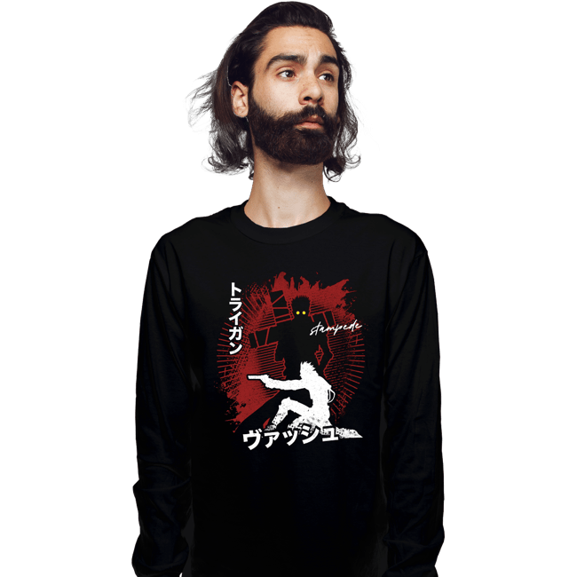 Secret_Shirts Long Sleeve Shirts, Unisex / Small / Black The Stampede