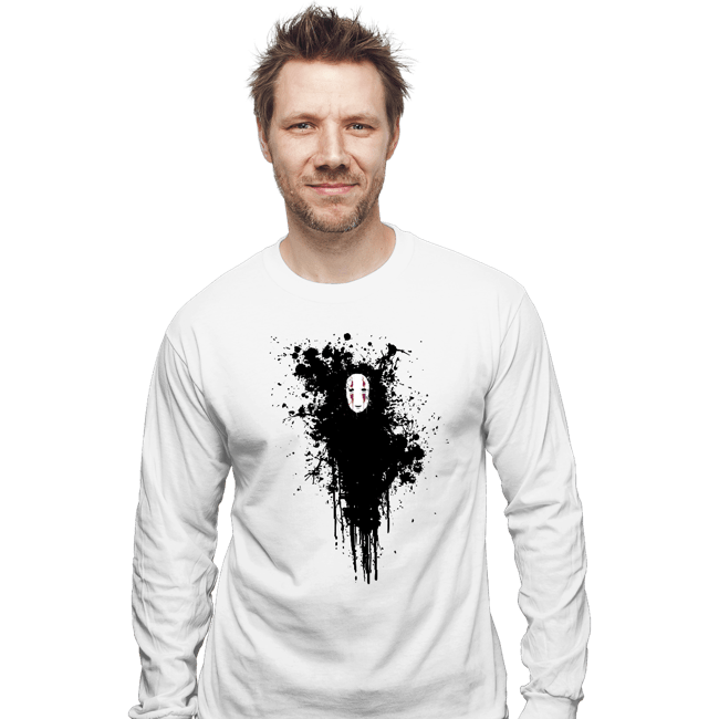 Shirts Long Sleeve Shirts, Unisex / Small / White Inkface