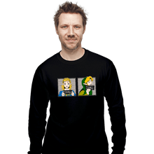 Load image into Gallery viewer, Shirts Long Sleeve Shirts, Unisex / Small / Black Arrested In Hyrule
