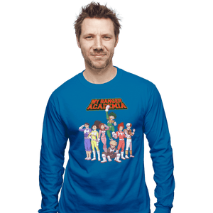 Shirts Long Sleeve Shirts, Unisex / Small / Sapphire My Ranger Academia