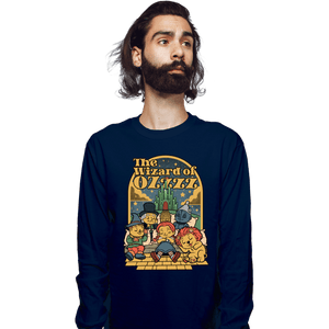 Daily_Deal_Shirts Long Sleeve Shirts, Unisex / Small / Navy The Wizard Of Sleep