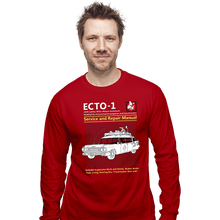 Load image into Gallery viewer, Secret_Shirts Long Sleeve Shirts, Unisex / Small / Red Ecto 1 Repair Manual
