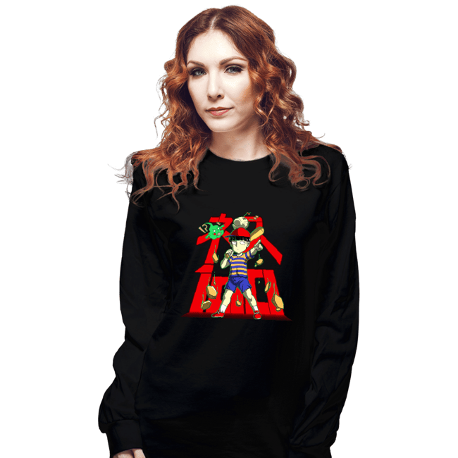 Shirts Long Sleeve Shirts, Unisex / Small / Black Ness 100