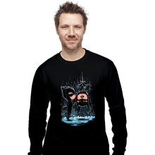 Load image into Gallery viewer, Daily_Deal_Shirts Long Sleeve Shirts, Unisex / Small / Black Bat Kiss
