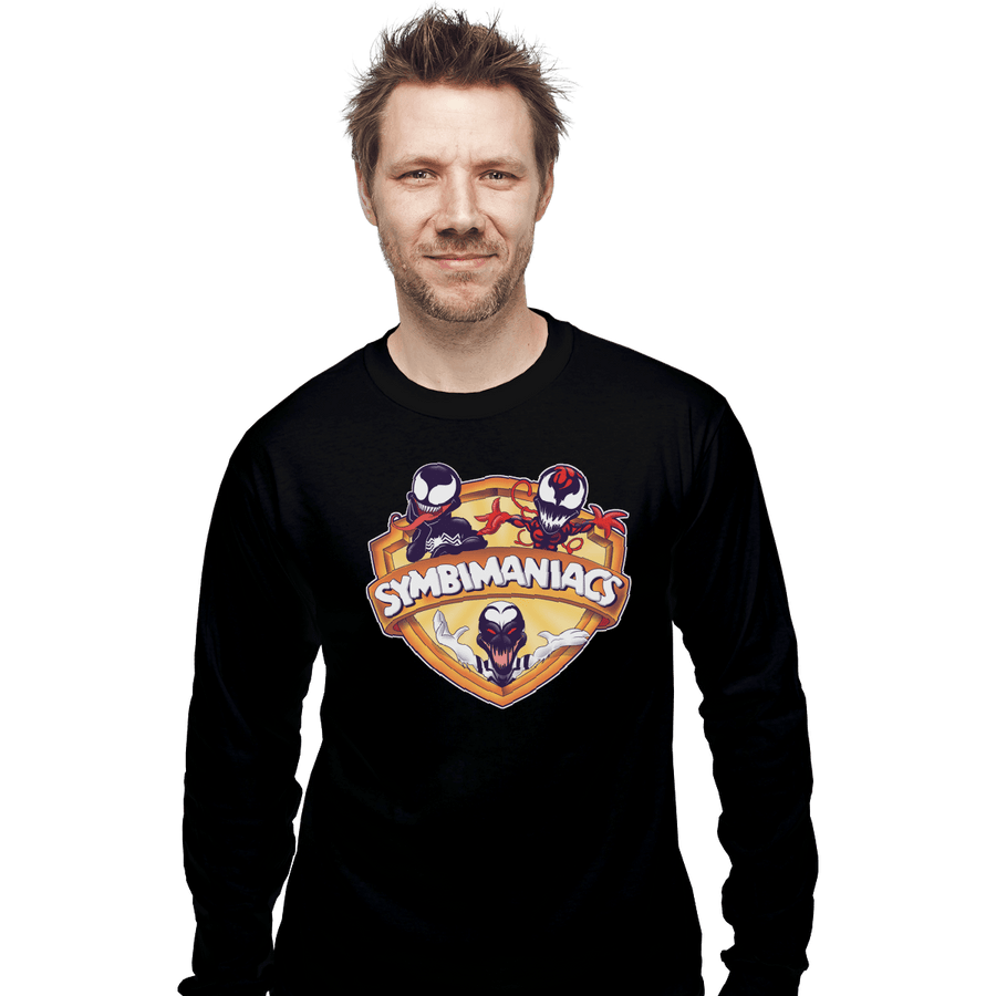 Shirts Long Sleeve Shirts, Unisex / Small / Black Symbimaniacs