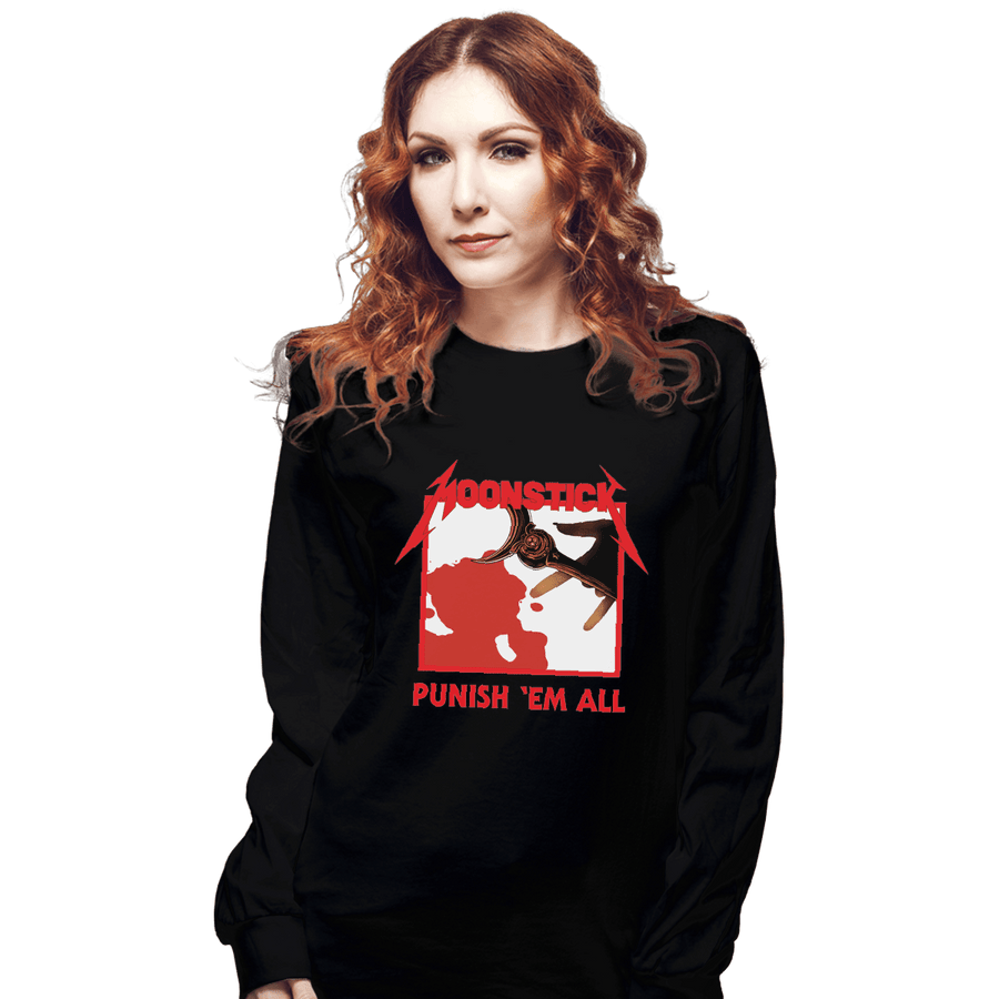 Shirts Long Sleeve Shirts, Unisex / Small / Black Punish 'Em All