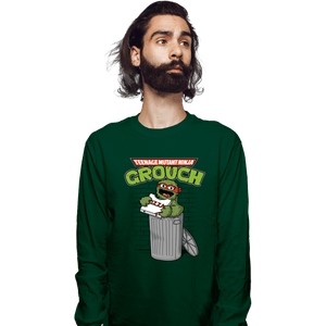 Shirts Long Sleeve Shirts, Unisex / Small / Forest Teenage Mutant Ninja Grouch