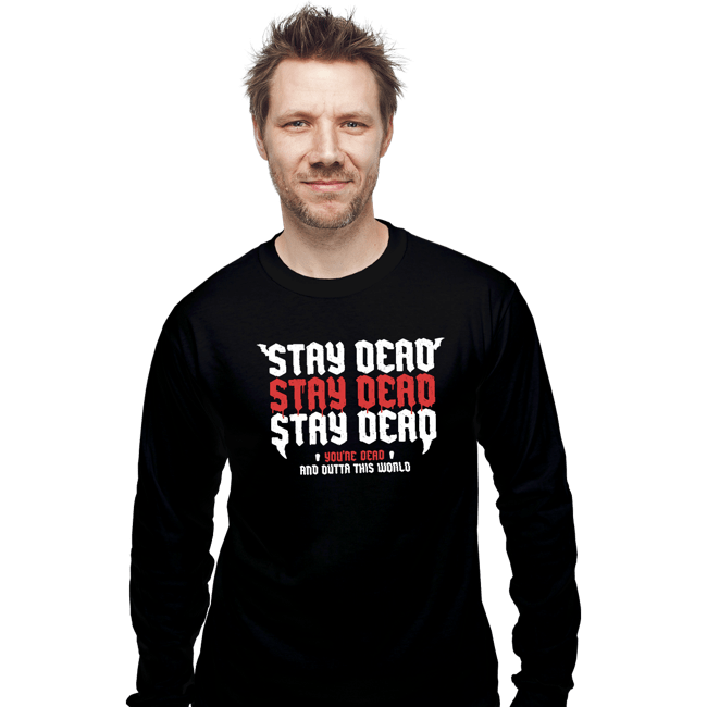 Secret_Shirts Long Sleeve Shirts, Unisex / Small / Black Outta This World