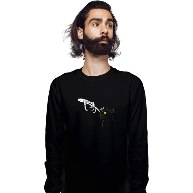Secret_Shirts Long Sleeve Shirts, Unisex / Small / Black Spooky Boop
