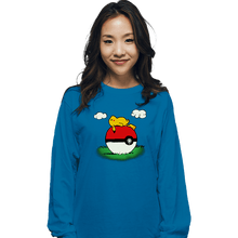 Load image into Gallery viewer, Shirts Long Sleeve Shirts, Unisex / Small / Sapphire Pokehouse
