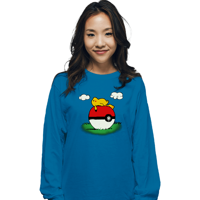 Shirts Long Sleeve Shirts, Unisex / Small / Sapphire Pokehouse