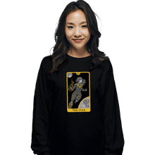 Load image into Gallery viewer, Shirts Long Sleeve Shirts, Unisex / Small / Black Tarot The Star
