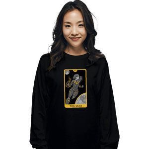 Shirts Long Sleeve Shirts, Unisex / Small / Black Tarot The Star