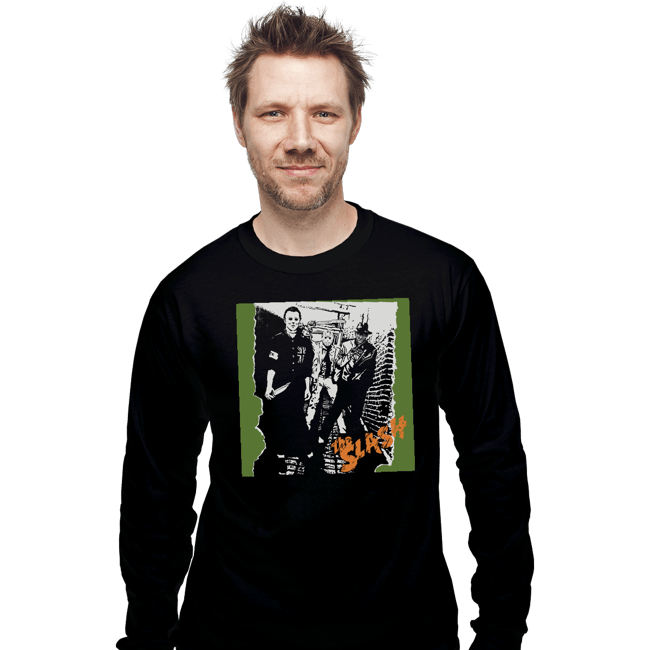 Daily_Deal_Shirts Long Sleeve Shirts, Unisex / Small / Black The Slash