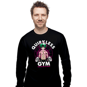 Shirts Long Sleeve Shirts, Unisex / Small / Black Deku Gym