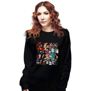 Secret_Shirts Long Sleeve Shirts, Unisex / Small / Black Batfam V Arkham