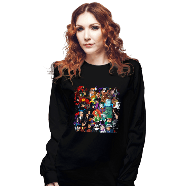 Secret_Shirts Long Sleeve Shirts, Unisex / Small / Black Batfam V Arkham