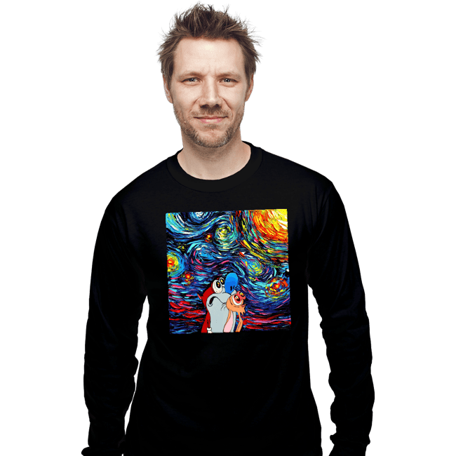 Secret_Shirts Long Sleeve Shirts, Unisex / Small / Black Van Gogh Never Experienced Space Madness!
