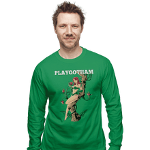 Load image into Gallery viewer, Shirts Long Sleeve Shirts, Unisex / Small / Irish Green Playgotham Ivy
