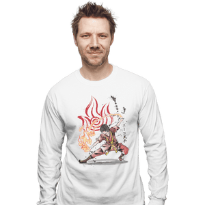 Shirts Long Sleeve Shirts, Unisex / Small / White The Power Of The Fire Nation