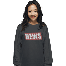 Load image into Gallery viewer, Shirts Long Sleeve Shirts, Unisex / Small / Charcoal NEWS
