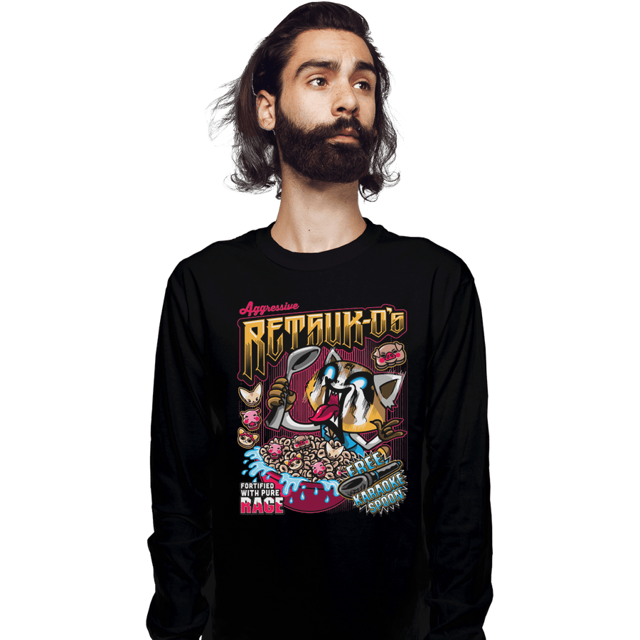 Shirts Long Sleeve Shirts, Unisex / Small / Black Retsuk-o's