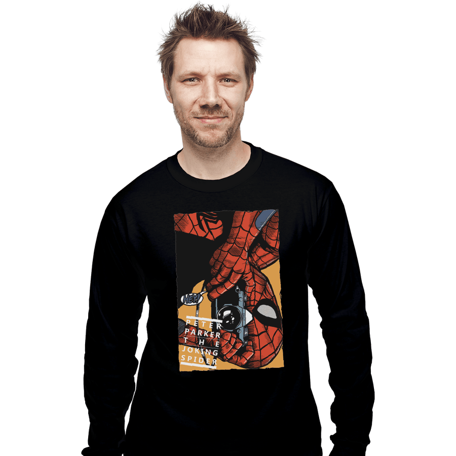 Shirts Long Sleeve Shirts, Unisex / Small / Black The Joking Spider