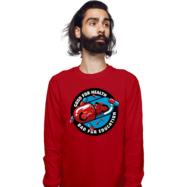 Secret_Shirts Long Sleeve Shirts, Unisex / Small / Red Capsule Pills