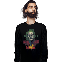 Load image into Gallery viewer, Shirts Long Sleeve Shirts, Unisex / Small / Black Tragedy Comedy

